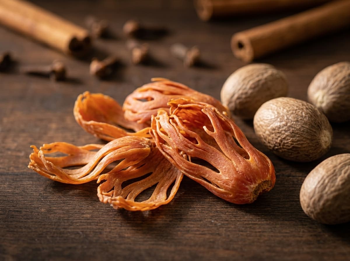 Nutmeg, sourced from Sri Lanka
